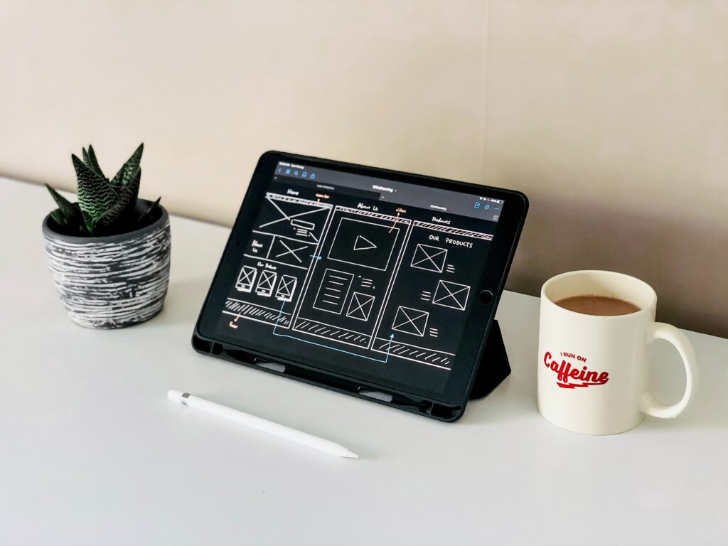 website design and layout banner